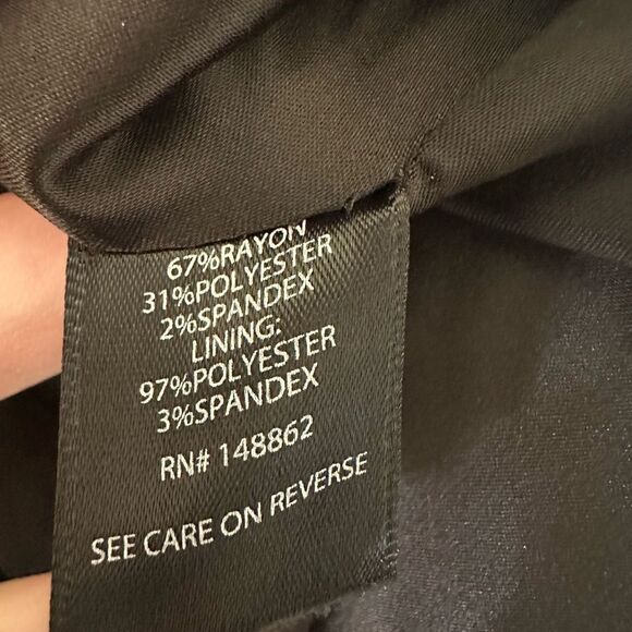 Torrid Black Grey Plaid Houndstooth Cutaway Stretch Blazer Size 3X - Picture 4 of 6